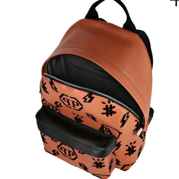 Phillip Plein Ultra Soft Monogram Leather Backpack - Picture 4 of 4